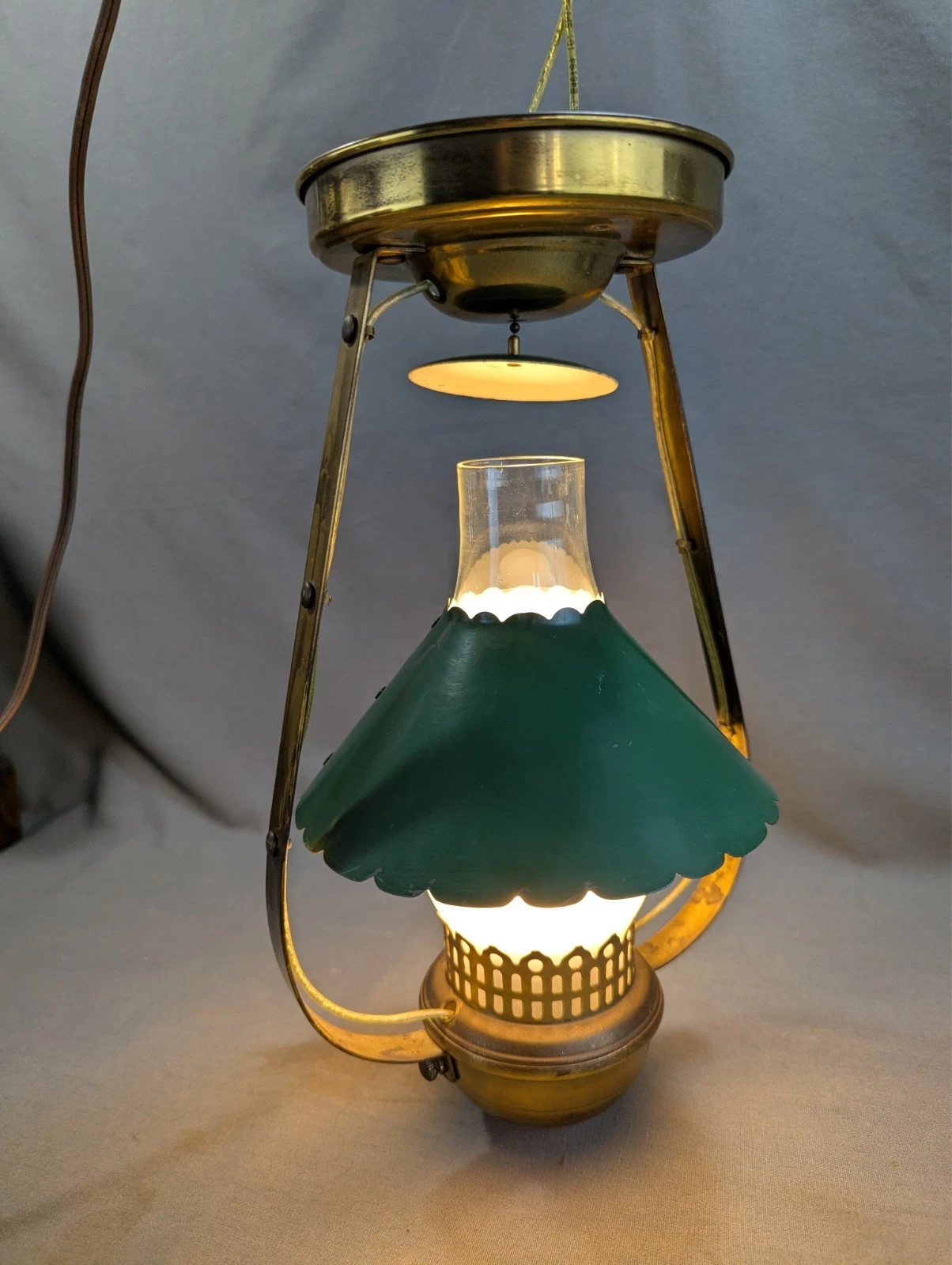 Vintage Brass Kitchen Ceiling Lantern